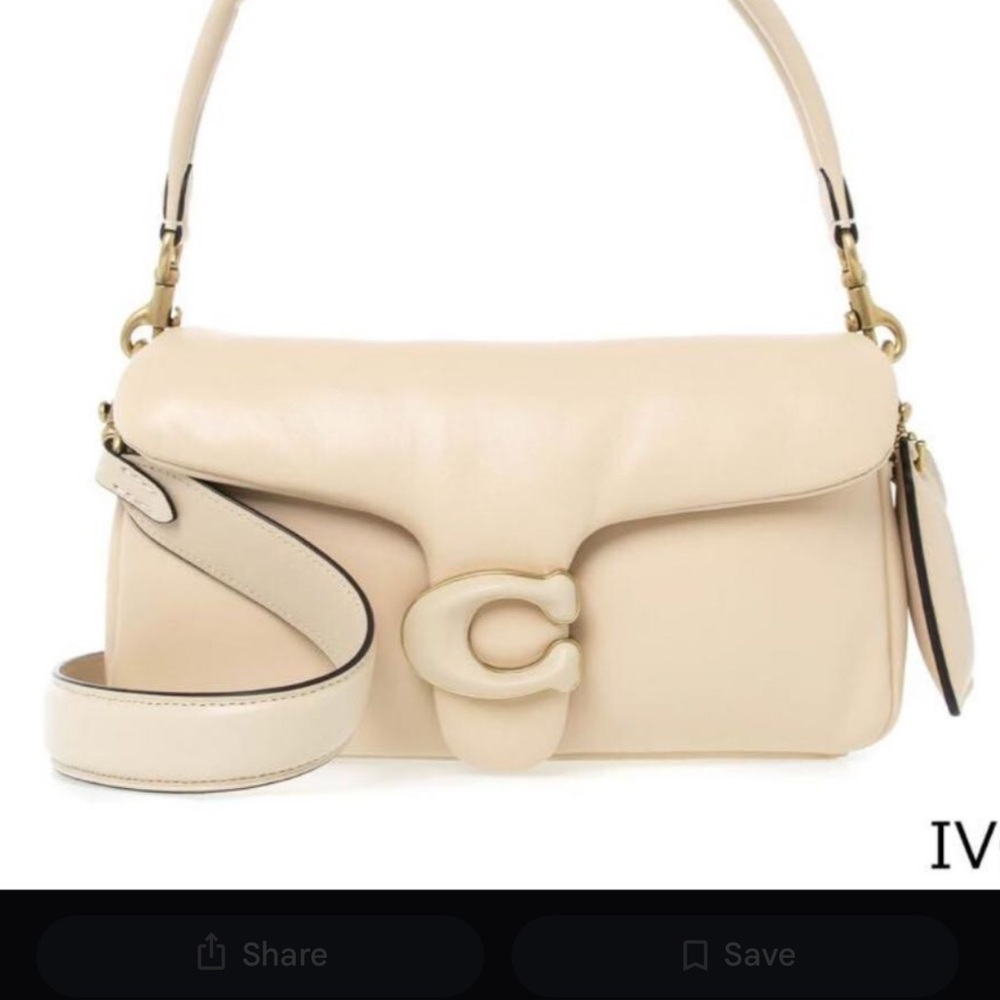 Coach pillow tabby leather bag